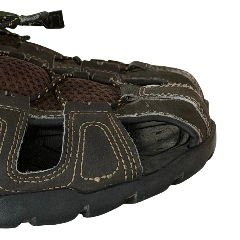 Teva Omnium Men's Brown Closed Toe Hiking Water Sandals ShocPad 1001116 Size 11‎